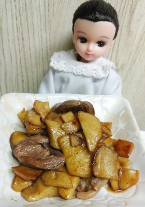 リカちゃん♡鶏ハツとエリンギバター醤油-レシピのメイン写真