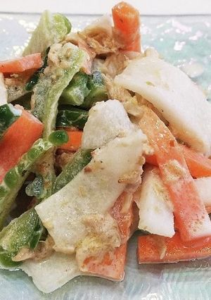 ゴーヤと根菜のツナサラダ-レシピのメイン写真