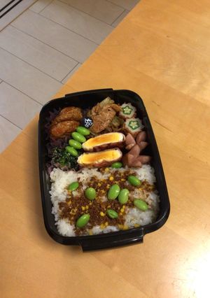いつもの学童弁当-レシピのメイン写真