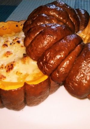 かぼちゃ丸々グラタン-レシピのメイン写真