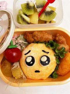 ぴえん 簡単 キャラ弁-レシピのメイン写真