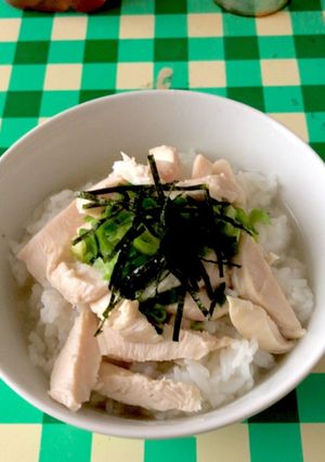 簡単残りご飯&サラダチキンで鶏飯風-レシピのメイン写真