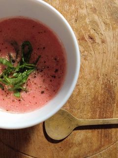 冷たいトマトのスープ-レシピのメイン写真