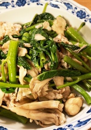 空芯菜の炒めもの-レシピのメイン写真