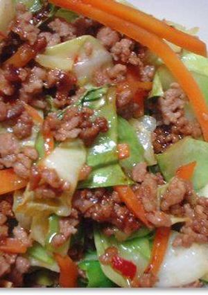 キャベツの麻婆炒め-レシピのメイン写真