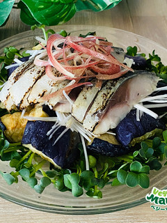 【ちょい足し】揚げなすしめ鯖の香味サラダ-レシピのメイン写真
