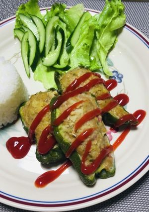 Mommy’s ピーマンの肉詰め-レシピのメイン写真