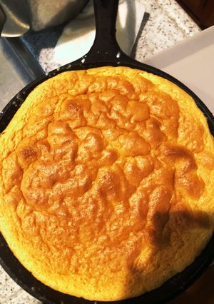 ブラウンシュガーでスフレパンケーキ-レシピのメイン写真