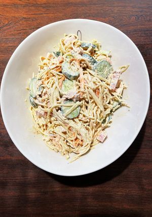 ★粗挽きマヨなスパゲッティーサラダ★-レシピのメイン写真