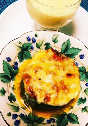 ズッキーニのミートソース肉詰め焼き-レシピのメイン写真