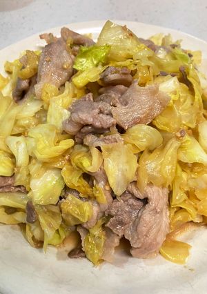簡単！豚こまキャベツの味噌炒め-レシピのメイン写真