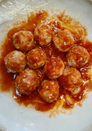 レンジでミートボール(1歳半頃～)-レシピのメイン写真