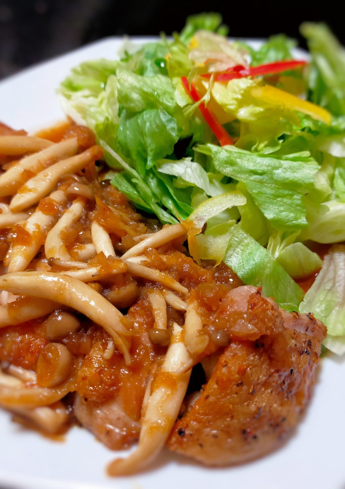 きのこと玉ねぎの和風ソースチキン-レシピのメイン写真