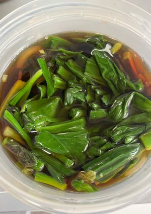 ギョウジャニンニクの麺つゆ漬け-レシピのメイン写真
