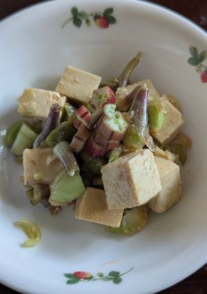 甘酢風味エシャレットと冷豆腐のオクラ添え-レシピのメイン写真