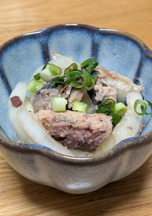 鯖缶と新玉ねぎの健康おつまみ☆-レシピのメイン写真