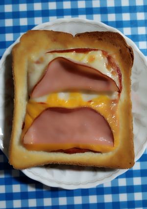 ツインチーズハムトースト-レシピのメイン写真