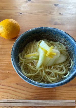セロリ・レモン🍋冷やしにゅうめん-レシピのメイン写真