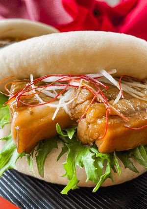 77℃ 豚ばらの角煮まんじゅう：肉汁じゅわっと-レシピのメイン写真
