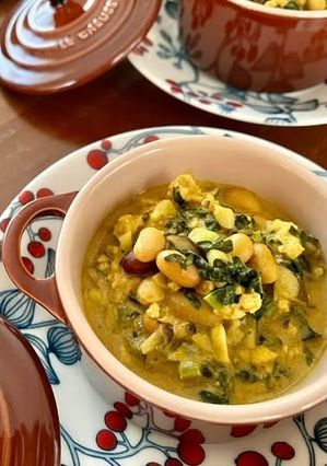 カーボロネロと豆のマイルドカレー-レシピのメイン写真