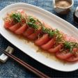 トマトとじゃこの薬味タレがけ