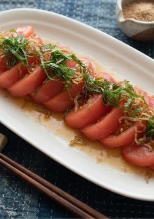 トマトとじゃこの薬味タレがけ-レシピのメイン写真