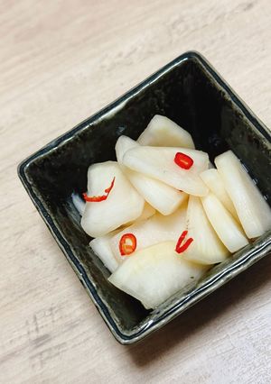 ヒガシマルうどんスープで大根のあっさり漬-レシピのメイン写真