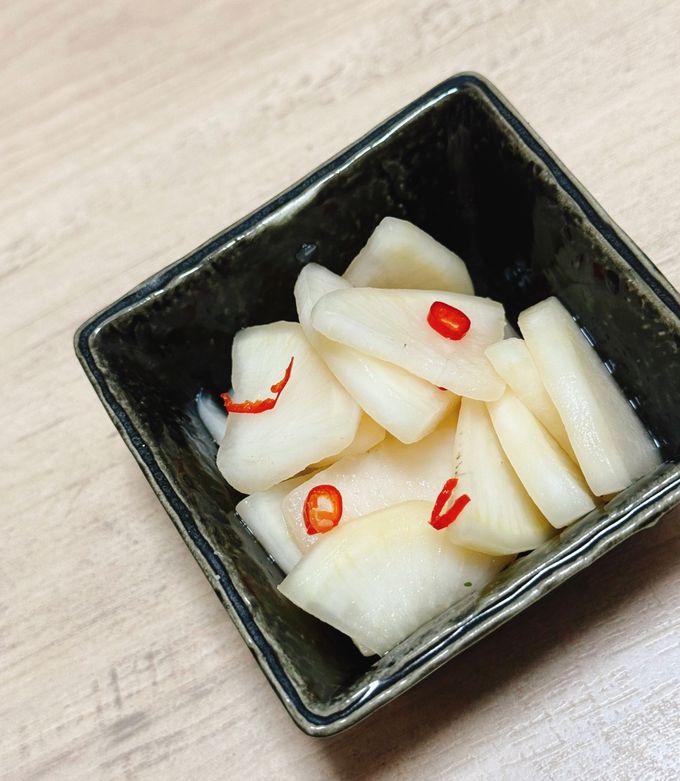 ヒガシマルうどんスープで大根のあっさり漬-レシピのメイン写真