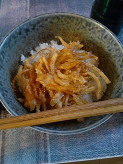 にんじんと玉ねぎのかきあげ丼-レシピのメイン写真