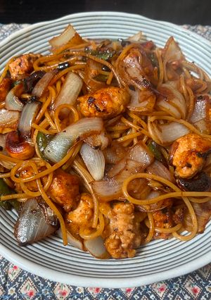スパゲティ・カシューナッツ炒め-レシピのメイン写真