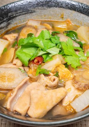 トムヤムもつ煮-レシピのメイン写真
