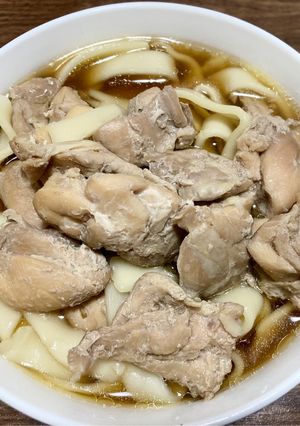 【糖尿病】鶏チャーシュー＋うどん　-レシピのメイン写真