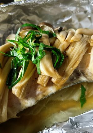 簡単おいしい！きのこと秋鮭のホイル焼き-レシピのメイン写真