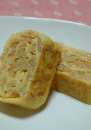 スパゲティ入り卵焼き❤-レシピのメイン写真