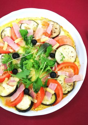 彩り鮮やか夏野菜のオープンオムレツ-レシピのメイン写真