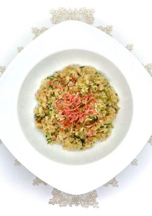 カブの葉の高菜風エビマヨチャーハン-レシピのメイン写真