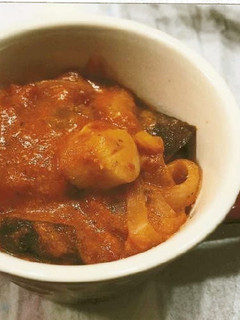 鮟鱇と帆立のトマトクリーム煮-レシピのメイン写真