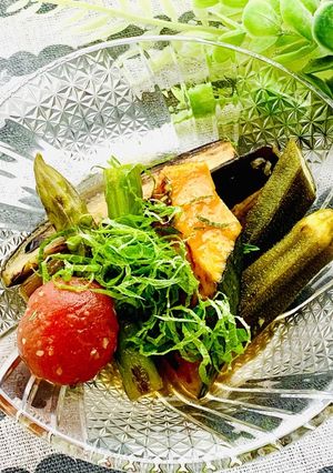 夏野菜の焼き浸し-レシピのメイン写真