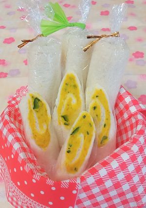 かぼちゃのロールサンド-レシピのメイン写真