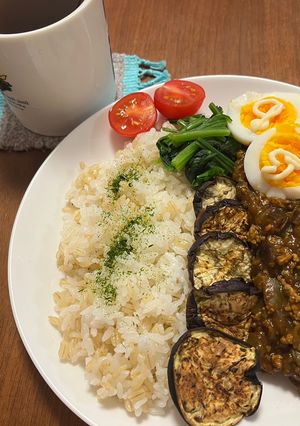 焼そばソースがきめての、彩りキーマカレー-レシピのメイン写真