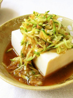 ポン酢できゅうりとみょうがのおろし冷奴-レシピのメイン写真