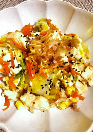豆腐と白菜のチャンプルー-レシピのメイン写真