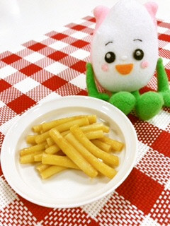 簡単おやつ!きな粉マカロニ-レシピのメイン写真