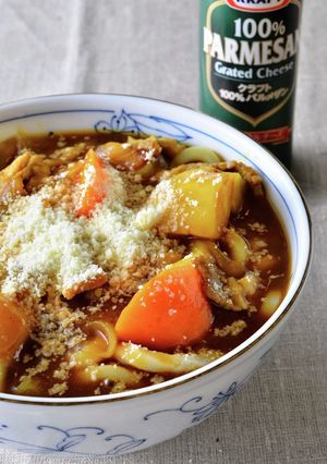 パルメたっぷりカレーうどん-レシピのメイン写真