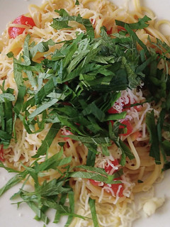 大葉とトマトとチーズのさっぱりパスタ-レシピのメイン写真