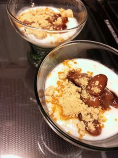 甘〜い煮豆ヨーグルト♫-レシピのメイン写真