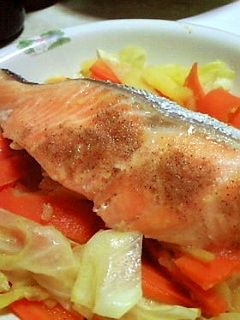 ダイエット☆鮭の蒸し煮-レシピのメイン写真