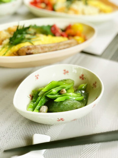 ♡ささげの刺身こんにゃく炒め煮♡-レシピのメイン写真