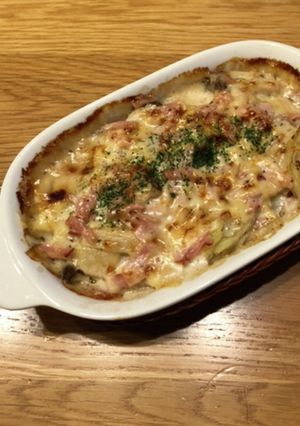 我が家の味!シーザードレッシンググラタン-レシピのメイン写真