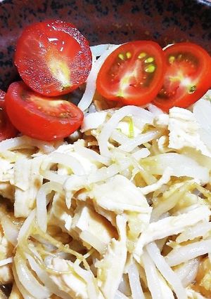 さっぱり！ 鶏胸肉ともやしのおろしあえ-レシピのメイン写真